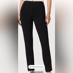 Quince Black Straight Leg stretch Women's Pants 27” inseam